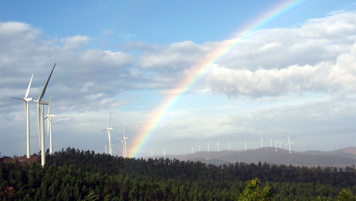 The solar plant which will supply Heineken Spain will be co-located with Iberdrola’s El Andevalo wind farm (pictured)